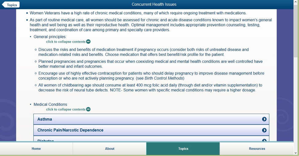 screenshot of Reviewing Detailed Information view